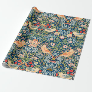 Papel De Regalo Patrón floral William Morris Strawberry Thief