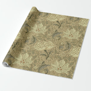 Papel De Regalo Patrón floral William Morris Windrush: Vintage