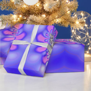 Papel De Regalo ~ Patrón fractal Mauves Pinks ~ Cumpleaños ~ Wrapp