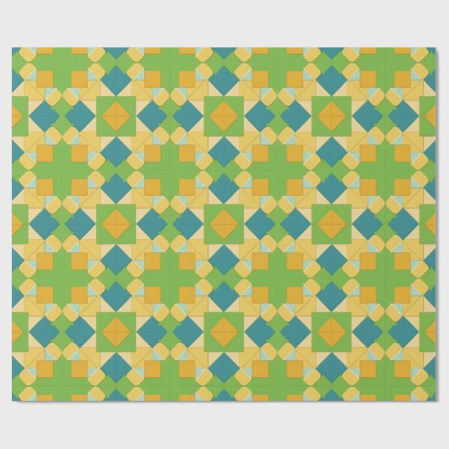 Papel De Regalo Patrón geométrico abstracto (Superficie plana)