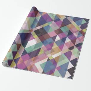 Papel De Regalo Patrón geométrico colorido