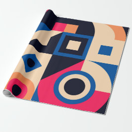 Papel De Regalo patrón geométrico de círculo colorido