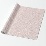 Papel De Regalo Patrón geométrico de color rosa rosado intrincado<br><div class="desc">Haz que tus regalos destaquen con este papel de envoltura moderno,  con un patrón geométrico moderno. Puede cambiar fácilmente el color de fondo si lo desea.</div>