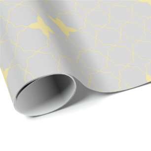 Papel De Regalo Patrón geométrico de cuatro hojas