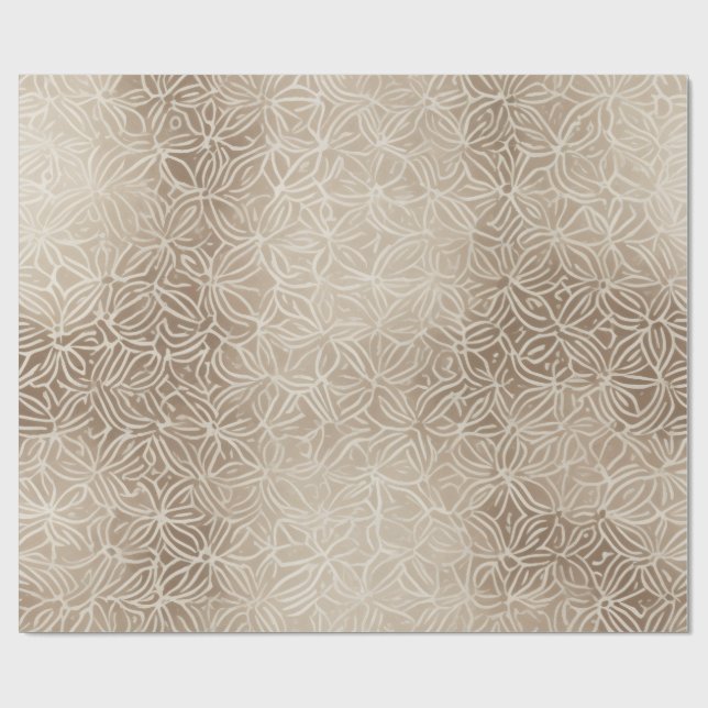 Papel De Regalo Patrón geométrico escandinavo (Superficie plana)