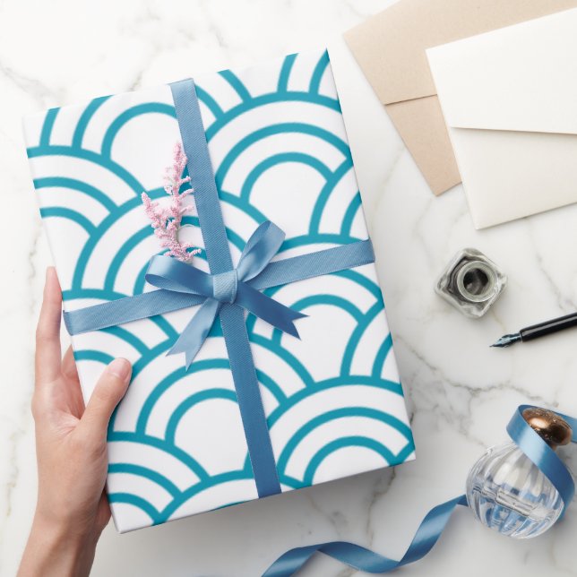 Papel De Regalo Patrón geométrico japonés moderno (Regalar)