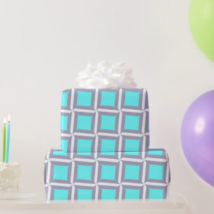Papel De Regalo Patrón geométrico minimalista