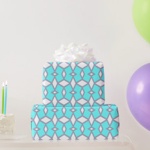 Papel De Regalo Patrón geométrico minimalista