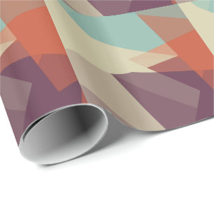 Papel De Regalo Patrón geométrico mosaico de colores modernos #7