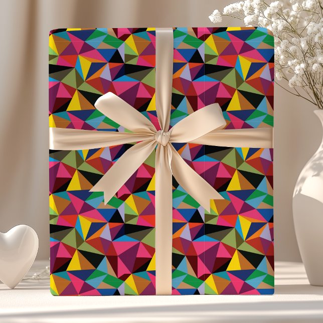 Papel De Regalo Patrón geométrico multicolor (Subido por el creador)