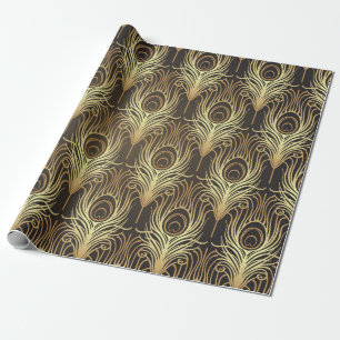 Papel De Regalo Patrón geométrico sin costuras de estilo Art Deco 