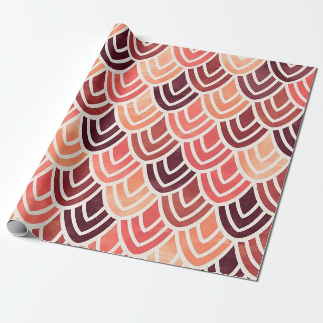 Papel De Regalo Patrón geométrico sin inconvenientes en la textura (Desenrollado)