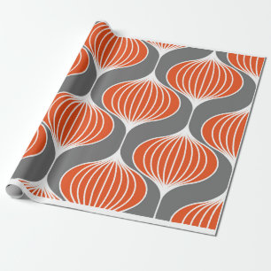 Papel De Regalo Patrón geométrico sin soldadura con líneas ondulad