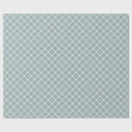 Papel De Regalo Patrón geométrico suave verde y pizarra