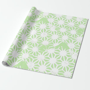 Papel De Regalo Patrón geométrico verde de Apple