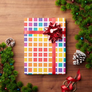 Papel De Regalo Patrón gráfico de arcoíris