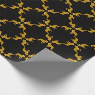 Papel De Regalo Patrón gráfico de Bulldog Francés de lujo
