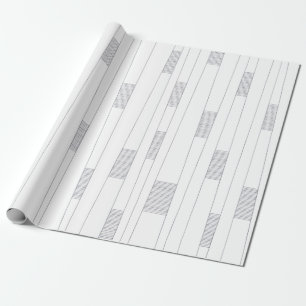 Papel De Regalo Patrón gráfico de línea simple, mínimo, moderno