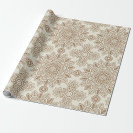 Papel De Regalo Patrón Henna