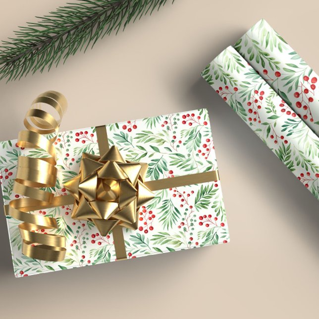 Papel De Regalo Patrón holly de navidades (Subido por el creador)