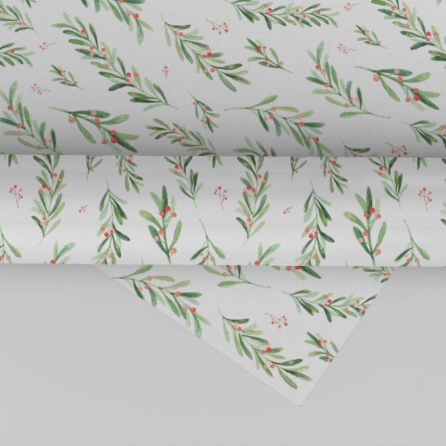 Papel De Regalo Patrón Holly Wreath de navidades (Subido por el creador)