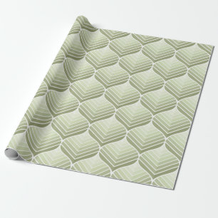 Papel De Regalo Patrón ininterrumpido geométrico floral vintage. A