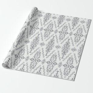Papel De Regalo patrón inmaculado de estilo étnico. Trendy h