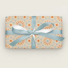 Papel De Regalo Patrón inspirado en fuegos artificiales - Rollo de