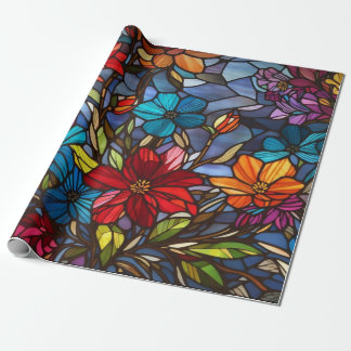 Papel De Regalo patrón intrincado de mandal floral de color vubran