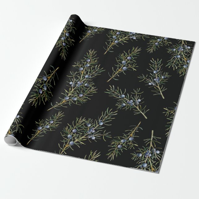 Papel De Regalo Patrón Juniper (Desenrollado)