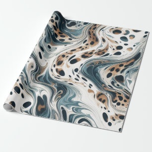 Papel De Regalo Patrón Leopard Vía Láctea