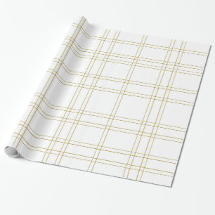 Papel De Regalo Patrón limpio de cuadros escoceses moderno minimal