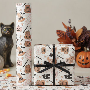 Papel De Regalo Patrón mágico de Halloween Spooks & Spells ID1327