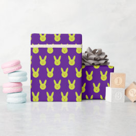 Papel De Regalo Patrón minimalista de conejo