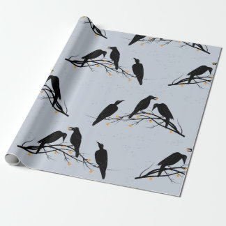 Papel De Regalo Patrón Minimalista de las avenidas negras modernas