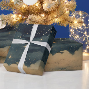 Papel De Regalo Patrón moderno Starry Night Seamless