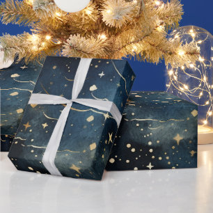 Papel De Regalo Patrón moderno Starry Night Seamless