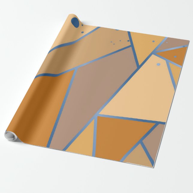 Papel De Regalo Patrón mosaico 14 (Desenrollado)