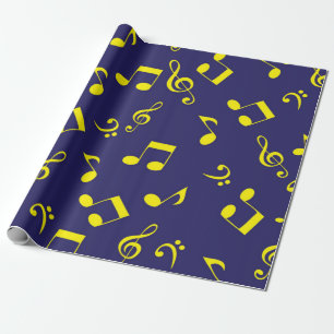 Papel De Regalo Patrón musical