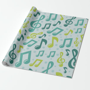 Papel De Regalo Patrón musical