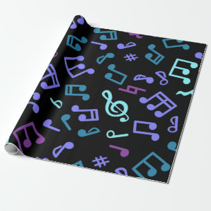 Papel De Regalo Patrón musical