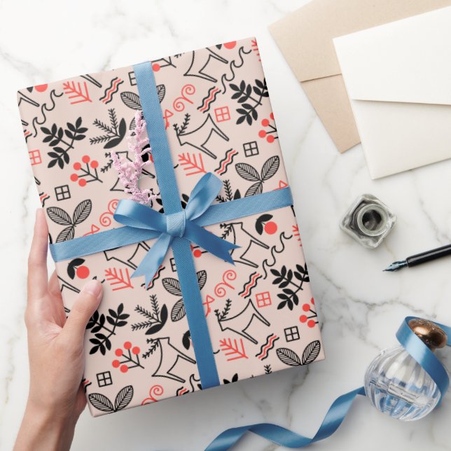 Papel De Regalo Patrón nacional de estilo ucraniano (Regalar)