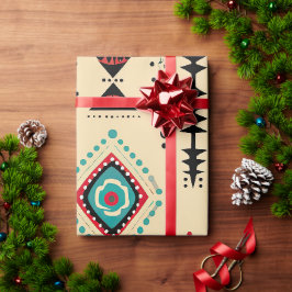 Papel De Regalo Patrón nativo americano