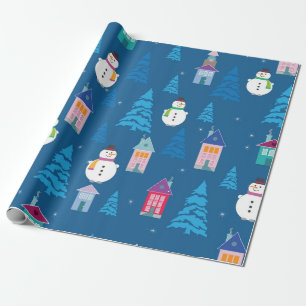 Papel De Regalo Patrón navideño