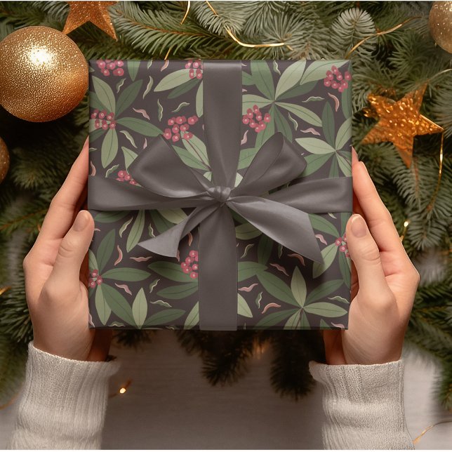 Papel De Regalo Patrón navideño vintage (Subido por el creador)