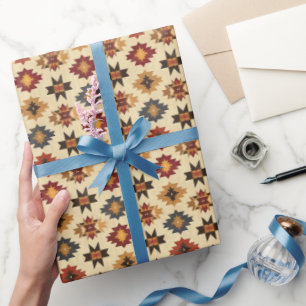 Papel De Regalo Patrón occidental de azulejos de Guay