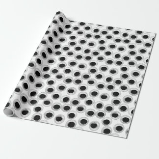 Papel De Regalo Patrón ocular lógico - transparente