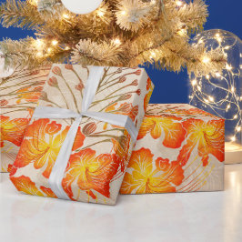 Papel De Regalo Patrón Ohai Alii v2 impreso en hawaiano