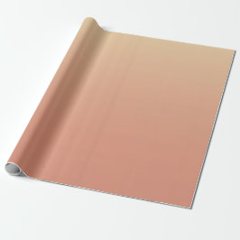 Papel De Regalo Patrón Ombre naranja
