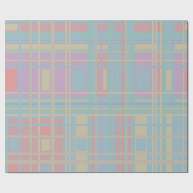 Papel De Regalo Patrón Pastel (Costura)